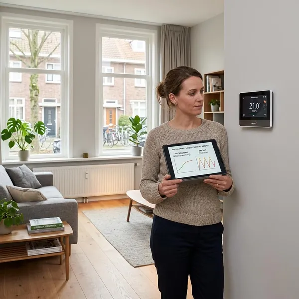 aan uit thermostaat of modulerend vloerverwarming