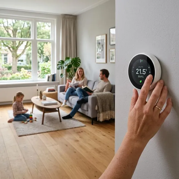 hoe stel ik mijn thermostaat in bij vloerverwarming