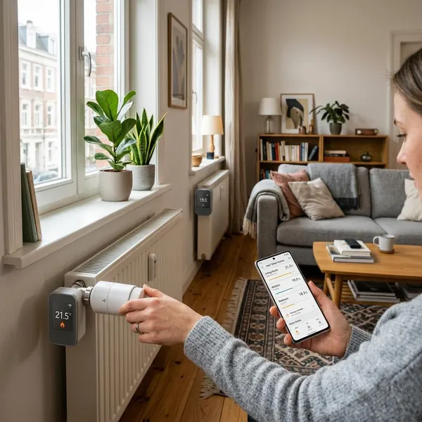 Hoe installeer je een slimme radiatorknop