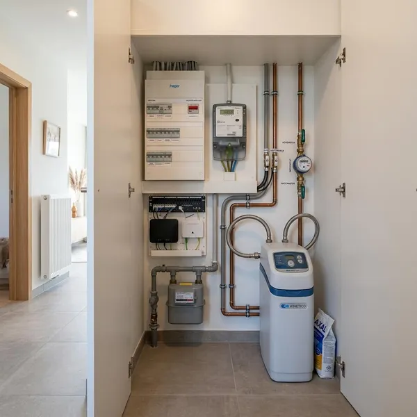 mag een waterontharder in de meterkast