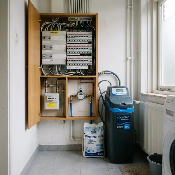Wanneer de meterkast geschikt is voor een waterontharder