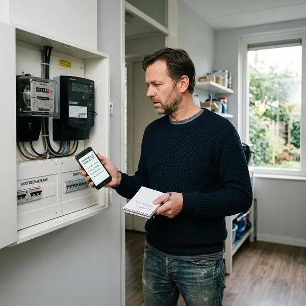 Wie bel je bij een slimme meter storing