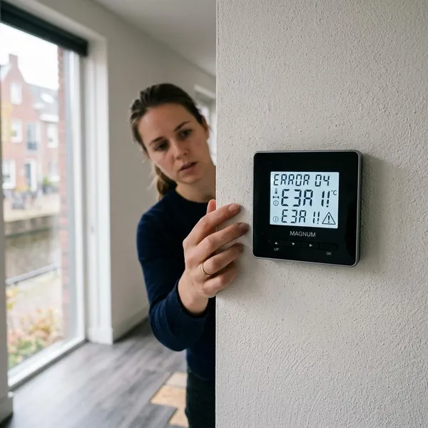 thermostaat elektrische vloerverwarming vervangen