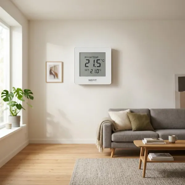 Welke ruimte is het meest geschikt voor de thermostaat