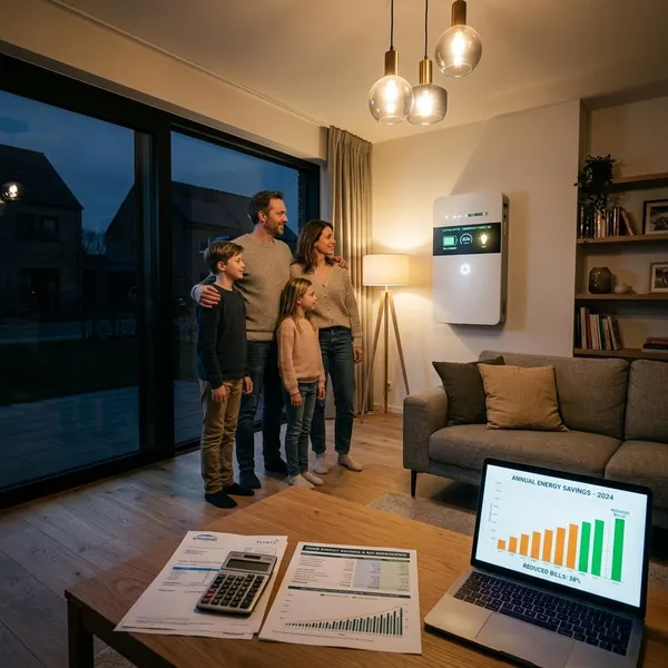 Waaruit bestaat de totale prijs van een thuisbatterij met noodstroom