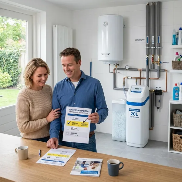 Zo bereken je de capaciteit van een waterontharder